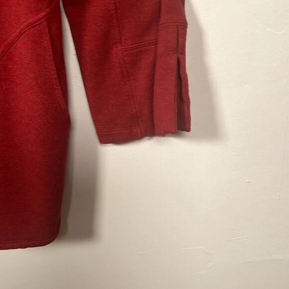 Soft Surroundings Red Long Sleeve Pullover Hoodie Size Large - Picture 7 of 14
